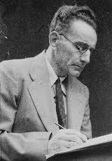 Portrait of Günther Anders, writing